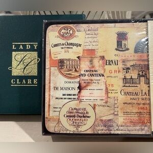 Lady Clare Chateau Labels Coasters Set of 4 New Sealed